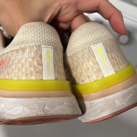 Nike React Infinity Run FK 3 Sail Rose White Running Shoes Women’s  Size 8.5 - Picture 7 of 10